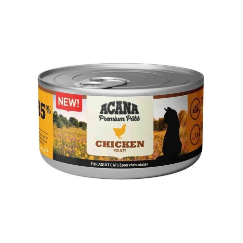 Acana Premium Pate (Ezme) Tavuk Etli Kedi Konservesi 85 gr